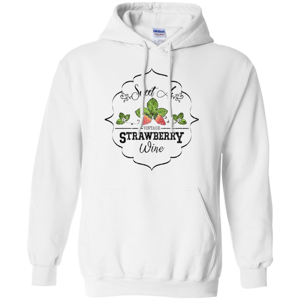 Sweet as Strawberry Wine Hoodie Sweatshirt White